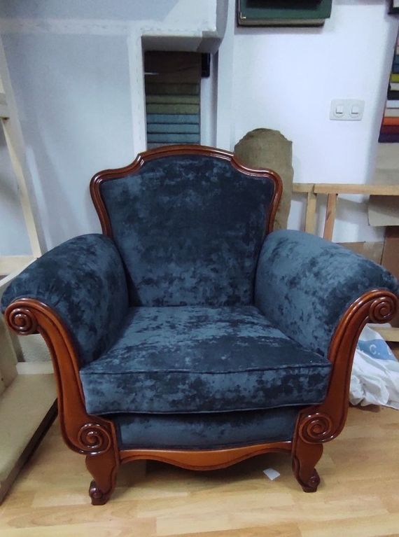sillon azul